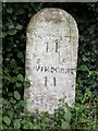 Old Milestone by the UC road, North Street, Bere Regis