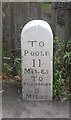 Old Milestone by the A350, Spetisbury