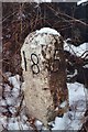 Old Milestone by the B6296, south west of Satley