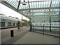 On the platform at Tynemouth metro station