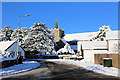 Guilsfield church from The Cross