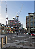 TL4657 : Station Road cranes by John Sutton
