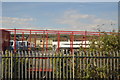 Car park by the railway