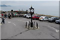SY3492 : Millennium Clock, Cobb Gate, Lyme Regis by Jaggery