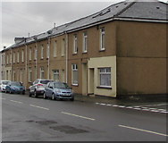 SS9498 : Bute Street houses and cars, Treherbert by Jaggery