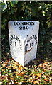 Milepost beside A167 (Boroughbridge Road)