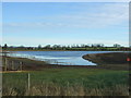 Flooded gravel pit, Nosterfield Quarry