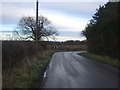 Sharp bend on Sandhutton Lane