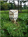 Burwarton Parish milepost