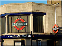 TQ2872 : Tooting Bec Station by Stephen McKay