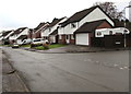 White houses, Chartwell Drive, Lisvane, Cardiff