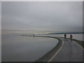 SJ2086 : High tide at the Marine Lake, West Kirby by Karl and Ali