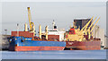 J3576 : Two ships at Belfast by Rossographer