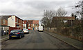 North on Marston Road towards Sheffield Road, Boldmere, northeast Birmingham