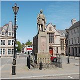 NJ5239 : Duke of Richmond statue, the Square, Huntly by Bill Harrison