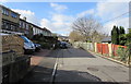 Llan Road towards Llangynwyd Historic Village