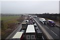 SK4733 : M1 Closed northbound by David Lally