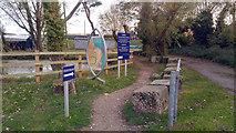 TM4249 : Permissive path from car park to the quay, Orford, Suffolk by Phil Champion