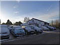 Tickenham Garage in the snow