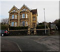 Yellow brick semis, Fosterville Crescent, Abergavenny 