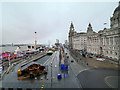 SJ3390 : Liverpool Pier Head and the Three Graces by David Dixon