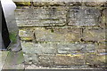 Benchmark on wall of Cheapside at School Street junction