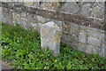 Weathered milestone, Lavant Rd