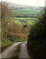 Lane past Rudge Farm