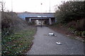 Path and Cycle track to the shopping centre