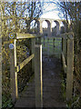 The Two Rivers approaching Pensford viaduct