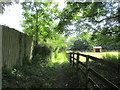 The beginning of a footpath to Whitfield