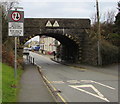 East side of Carmarthen Road railway bridge, Kilgetty