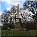 SK3285 : Obelisk in Endcliffe Park by Graham Hogg