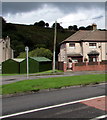 Dark green lockup garages, Hafodyrynys