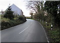 Bend in Station Road towards Pentlepoir