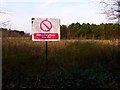 Keep out sign, Altcar Firing Range