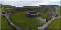 V4480 : Panoramic view of Cahergal Stone Fort, near Cahersiveen, County Kerry by Phil Champion