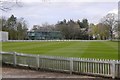 ST4936 : Cricket pitch, Millfield School by Richard Webb