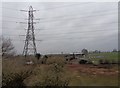 Pylon with Stourport Riding Centre below