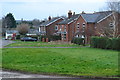 Houses on the edge of Lockerley Green