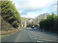 A469 New Road nears Hengoed Viaduct