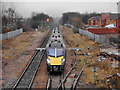 GWR train arriving at Monkhill station Pontefract