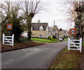 Start of the 30 zone at the eastern edge of Burford