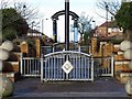 Steps to nameless square north of Waterville Road, Meadow Well