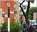 Signpost at Urmston