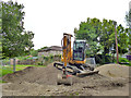 Digger near Mote House