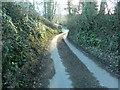 The road from Llanharry to Ystradowen, near Crofta Farm