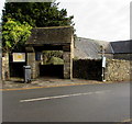 Lychgate entrance to the Parish Church of St Denys, Lisvane, Cardiff