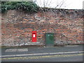 SE9726 : George V postbox on Gibson Lane North, Melton by JThomas