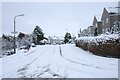 Queensberry Avenue in the snow